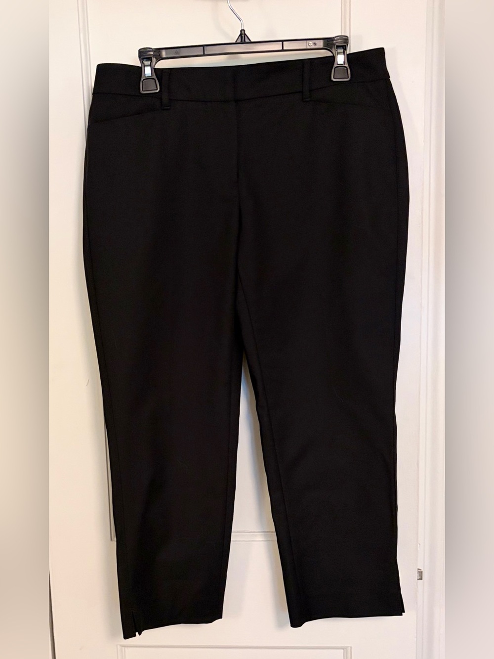 White House Black Market Black Cropped Dress Pants WHBM